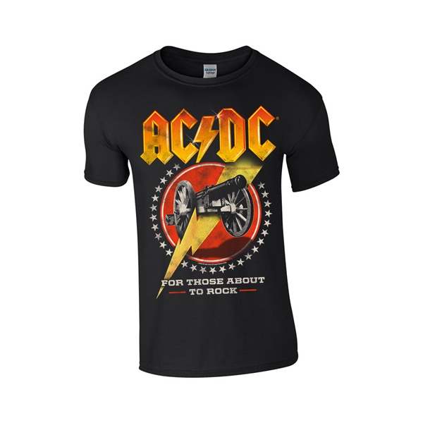 AC/DC – FOR THOSE ABOUT TO ROCK NEW T-Shirt – Sarajevodisk Music Shop